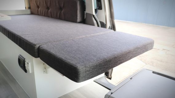 VW Caddy Conversion To RV - Bed Extension