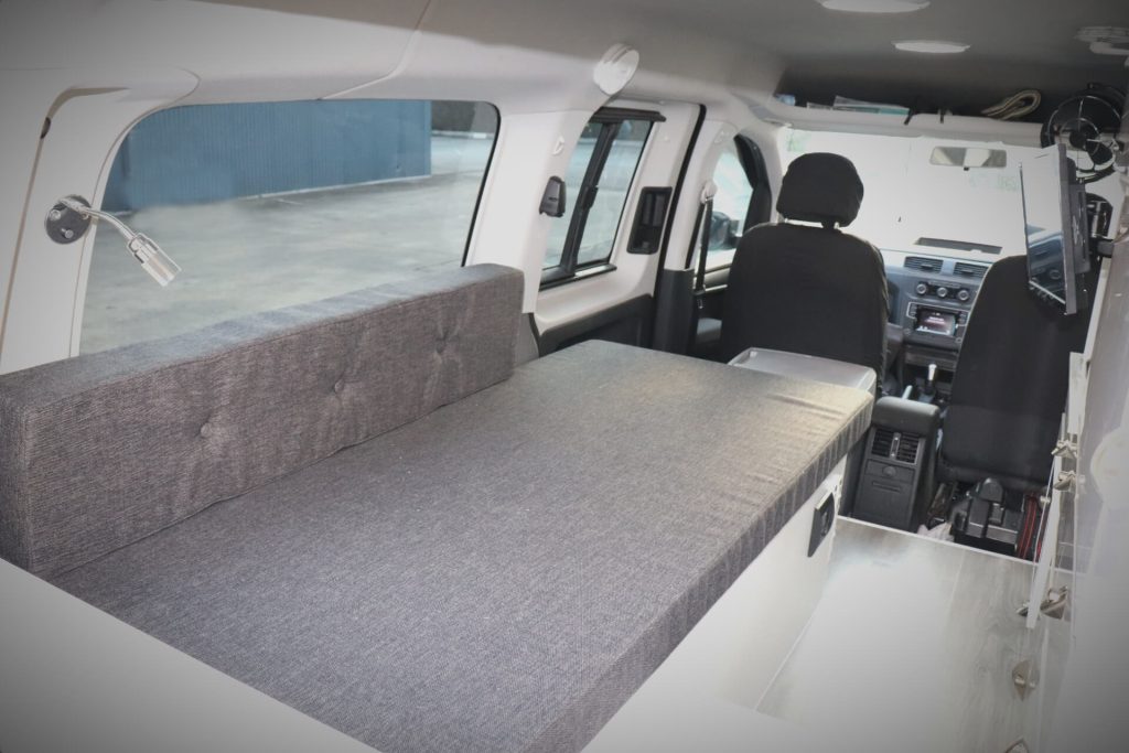 VW Caddy Conversion To RV - Lounge