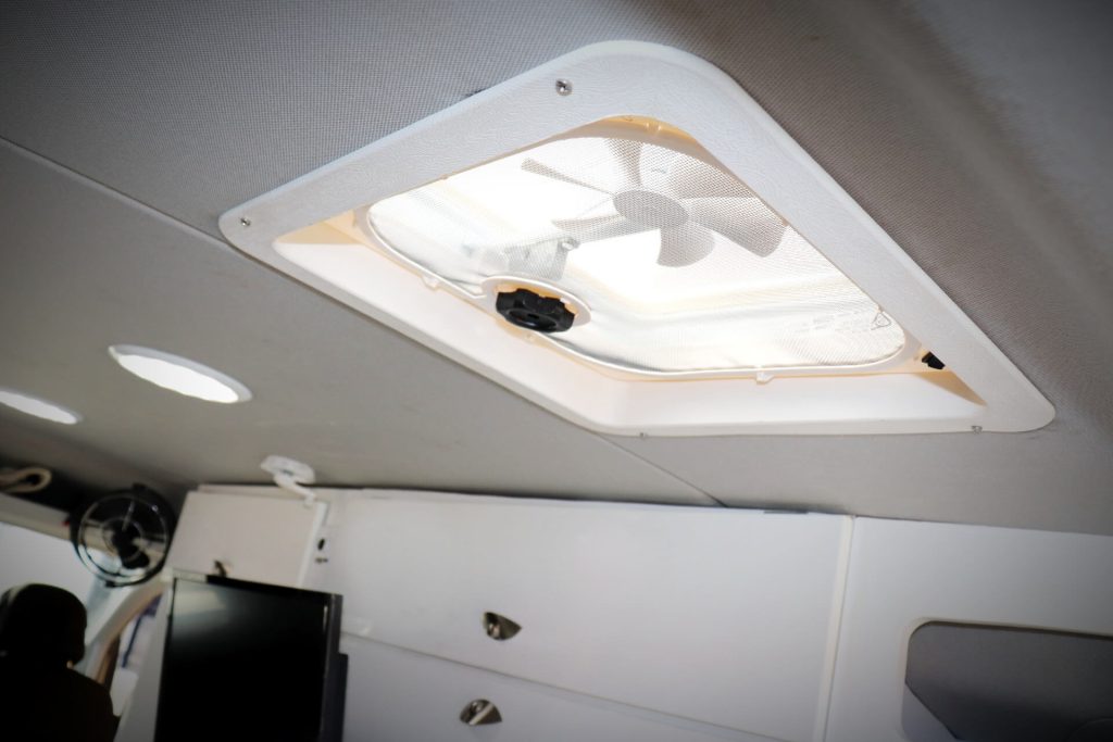 VW Caddy Conversion To RV - Vent With Fan